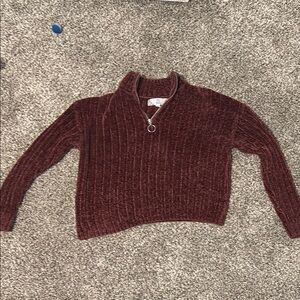 Women's Burgundy Sweater